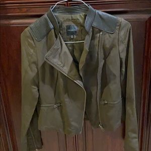 The limited brand faux suede Moto jacket